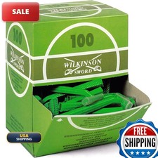 Wilkinson Sword Hospital Disposable Razor 100 ct Green Alloy Steel Unisex picture
