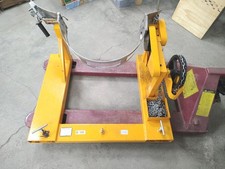 Forklift-Mounted 55-Gallon Drum Tilter (800LBS Capacity, Chain Wheel System) picture