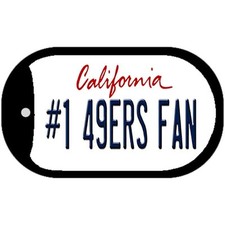 Number 1 49ers Fan Novelty Metal Dog Tag Necklace DT-13328 picture
