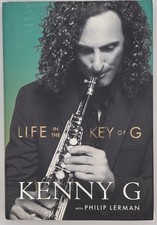 Kenny G Life in the Key of G 1st Edition hardcover book, 1st Print Smooth Jazz picture