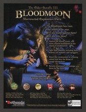 The Elder Scrolls III Morrowind Bloodmoon PC 2003 Promo Ad Print - Small Poster picture