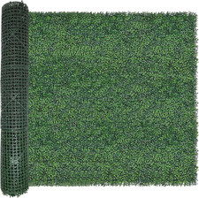 Natrahedge (33Sqft) Artificial Light Green Grass Wall Decor, Hedge Leaf Boxwood picture