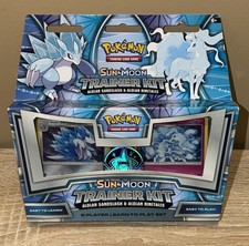 Pokémon TCG Sun & Moon Trainer Kit Alolan Sandslash & Alolan Ninetales Sealed picture