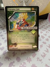 Champion Drill SZ3 Trophy World Champion Promo Dragon Ball Z Score 2001. picture