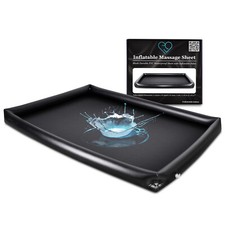 Black Inflatable Massage Sheet Durable PVC Waterproof with Inflatable Sides picture