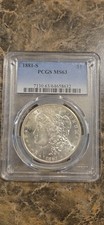 1881-s Morgan Pcgs Ms63 picture