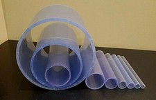 Any Size Diameter Clear PVC Pipe 1/2