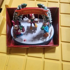 DISNEY RUZ MOTION-LIGHTS ANIMATED MUSICAL MEDLEY MICKEY DONALD CHRISTMAS H77 picture
