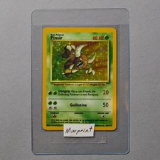 Pokemon Pinsir 9/64 Jungle NO SET SYMBOL Error Holo Rare Misprint 1999 picture