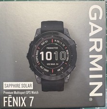 Garmin Fenix 7 Sapphire Solar Watch (010-02540) 47 mm, Color Black, New In Box picture
