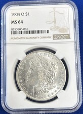 1904 O $1 Morgan Silver Dollar ~ NGC MS 64 picture