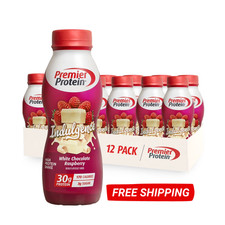 Premier Protein Indulgence Protein Shake, White Chocolate Raspberry, 12 Ct picture