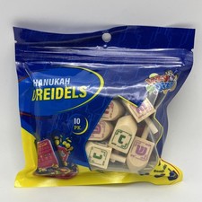 New Best Hanukkah Wooden Dreidel Pack of 10 - Medium  picture