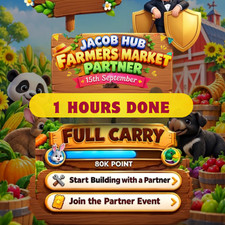 Farmers Market Monopoly Go  - September 15th  -   1Hour Full Carry 80K.  24/7🔥 picture