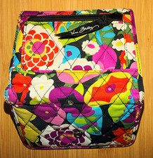 Vera Bradley Women’s Plum Crazy 2013 Quilted Tri Fold Wallet Zipper Credit Card picture