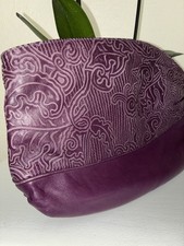 Braccialini Vintage handbag Clutch  Bag Tassel Purple picture