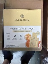 Cymbiotika Liposomal Vitamin D3 + K2 + CoQ10 28 ct Packets Tangerine Immune Bone picture