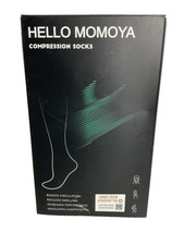 Hello Momoya Compression Socks for Women Men Knee High 20-30 mm 3 Pack Size S-M picture
