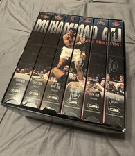 Rare VTG 90s Muhammad Ali the Whole Story VHS Six 6 Tape Set (2/6 Sealed New) picture