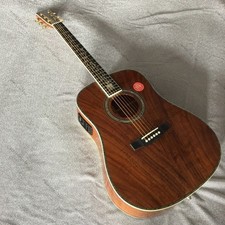 D-45 acoustic electric guitar real abalone inlay all koa bone nut with pickups picture