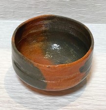 Japanese Aka Raku Matcha Chawan Signed Tea Bowl 10.5cm picture