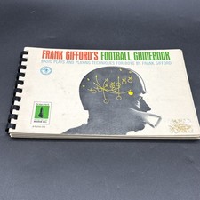 Frank Gifford's Football Guidebook 1st Edition 1965 Near Fine Plays Techniques picture