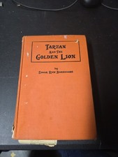 TARZAN AND THE GOLDEN LION RARE 1924 Grosset & Dunlap By EDGAR RICE BURROUGHS  picture