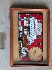 Vintage Dean's & Bays Dairy Truck Wall Clock Arnie's Place 1994 Wood Frame picture