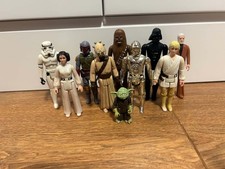 VINTAGE STAR WARS KENNER LOT 10 FIGURE 1970'S-1980'S picture