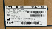 Corning Pyrex 99447‑13 Disposable Culture Tubes – 13×100 mm, 250/Pack, 1000/Case picture