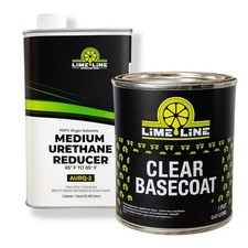 LiME LiNE Automotive Clear Basecoat with Urethane Reducer Quart Combo Pack picture