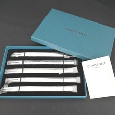 Authentic Christofle 5-piece fork set Silver Logo Tableware Kitchenware picture