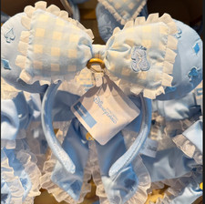 2026 Genuine Hong Kong Disneyland Alice 75th Anniversary Minnie Ear Headband picture