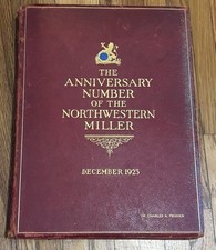 1923 NORTHWESTERN MILLER 50th Anniversary BOOK Charles Prosser Minneapolis MN  picture
