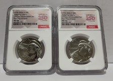 (2 Coin set) 1776 2026 Enduring Liberty Half Dollar 50c P & D NGC MS66 First Day picture