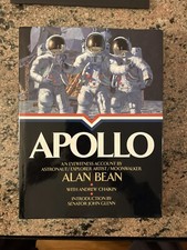 Apollo An Eyewitness Account by Alan Bean (HCDJ, SIGNED 1st printing) picture