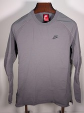 NIKE SPORTSWEAR TECH KNIT PULLOVER Gray Long Sleeve Size Small  picture