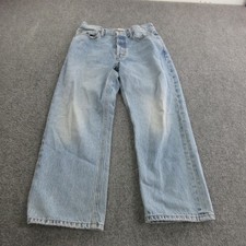 THE GREAT. Wayne Jean Jeans Womens 27 Light Wash Blue High Rise Straight Denim picture