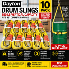 10 Pack Dayton 1XWA4A Drum Slings 36