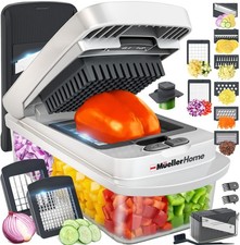 10-in-1 Vegetable Chopper & Mandoline Slicer - Pro Kitchen Tool, Easy Prep picture