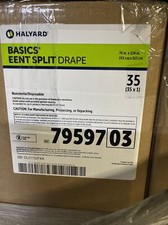 NEW HALYARD BASICS EENT SLIP DRAPE 79597 76”x124”, 35 pc Case picture