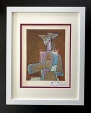 PABLO PICASSO  1948 BEAUTIFUL SIGNED PRINT FRAMED ART picture