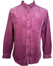 W Houston White Corduroy Buttoned Shirt  Size Large picture