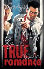 TRUE ROMANCE Signed Poster 11x17 Artist picture