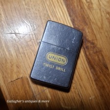 Vintage  UNION TWIST DRILL Zippo Lighter  Athol Mass picture