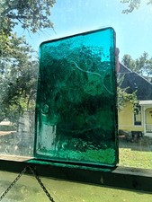 Blenko De Verre-Just Beautiful AQUA GREEN #5052 - Untouched or Worked Rare picture