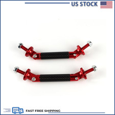 2pcs 45mm 1.77 Universal Front Lip Splitter Bumper Support Strut Rod, Color: Red picture