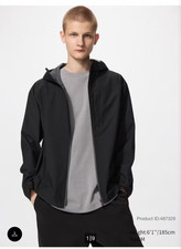 Uniqlo BLOCKTECH Parka Black Small picture