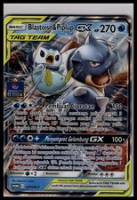 Blastoise & Piplup GX 137/SM-P | Pokemon TCG Gym Promo Indonesian [US Seller] picture