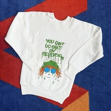 Rare 1986 Nickelodeon Vintage You Can’t Do That On Television Kids Sweatshirt S picture
